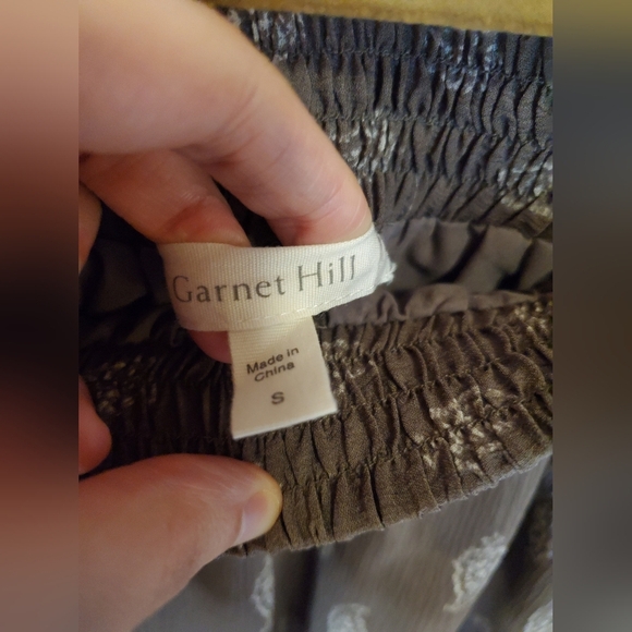 Garnet Hill Paisley Print Mini Ruffle Skirt - Picture 3 of 7